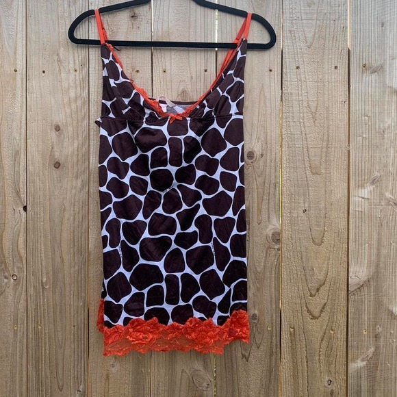 Giraffe print Victoria secret lingerie‎ dress size large - Picture 1 of 4